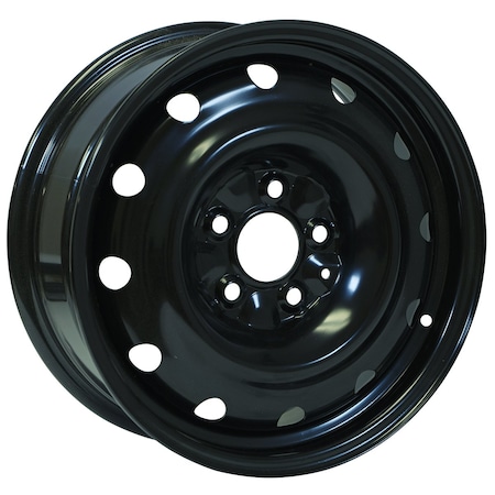 Rtx Steel Wheel, Steel Wheel 16x6.5 5x114.3 ET40 CB67.1 Black X99154N